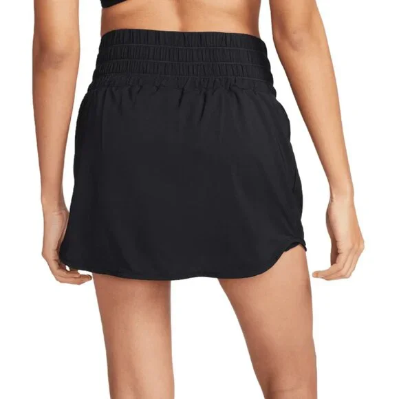 Nike One Ultra High-Waisted Skort Women's Size XL Black Skirt - Picture 11 of 13
